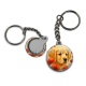 Porte clés - chien coquelicot