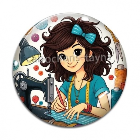 Cabochon Verre - couturière