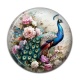 Cabochon Résine - paon