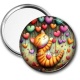 Miroir de poche - chat coeur