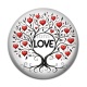 Cabochon Résine - love