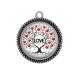 Pendentif Cabochon Argent - love