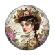Cabochon Résine - femme ancienne