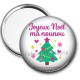 Miroir de poche -  joyeux noël ma nounou