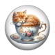 Cabochon Résine - chat