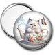 Miroir de poche - chat