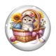 Cabochon Verre - chat