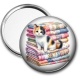 Miroir de poche - chat