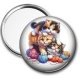 Miroir de poche - chat