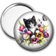Miroir de poche - chat