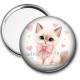 Miroir de poche - chat