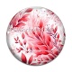 Cabochon Verre - feuille