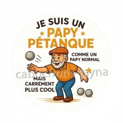 je suis un papy pétanque 