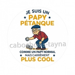 je suis un papy pétanque 