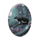 Cabochon Verre Ovale - chat