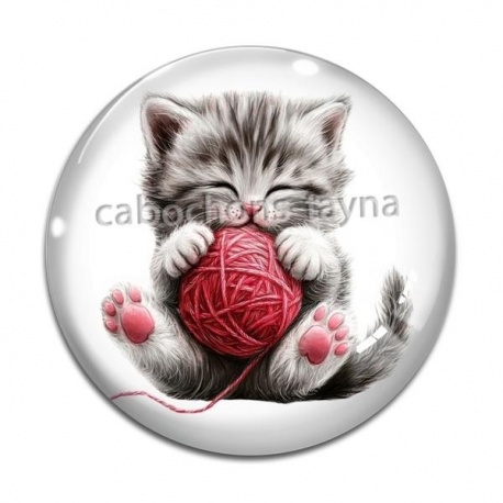 Cabochon Verre - chaton