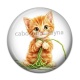 Cabochon Résine - chaton