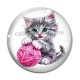 Cabochon Verre - chaton