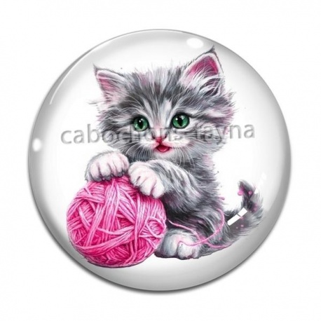 Cabochon Verre - chaton
