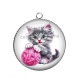Pendentif Cabochon Argent - chaton