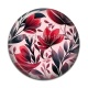 Cabochon Résine - fleur et feuille