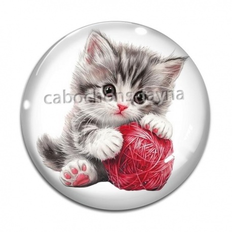 Cabochon Verre - chaton