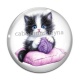 Cabochon Verre - chaton