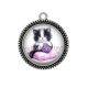 Pendentif Cabochon Argent - chaton