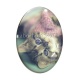 Cabochon Verre Ovale - chat