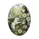 Cabochon Verre Ovale - chat
