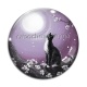 Cabochon Verre - chat