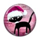 Cabochon Résine - chat de noël