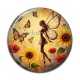 Cabochon Résine - fée tournesol