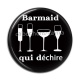 Cabochon Résine - barmaid qui déchire