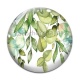 Cabochon Verre - feuille