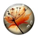 Cabochon Verre - feuille