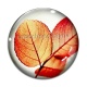 Cabochon Verre - feuille