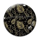 Cabochon Verre - feuille