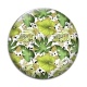 Cabochon Verre - feuille