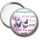 Miroir de poche - slogan humoristique