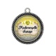 Pendentif Cabochon Argent - mademoiselle chieuse