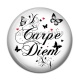 Cabochon Résine - carpe diem 