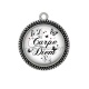 Pendentif Cabochon Argent - carpe diem 