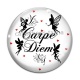Cabochon Verre - carpe diem 