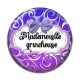 Cabochon Résine - mademoiselle grincheuse