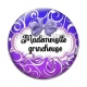 Cabochon Verre - mademoiselle grincheuse