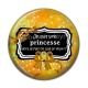 Cabochon Résine - je suis une princesse alors je fais ce que je veux