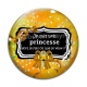 Cabochon Verre - je suis une princesse alors je fais ce que je veux