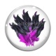 Cabochon Verre - plume