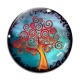 Cabochon Verre - arbre de vie